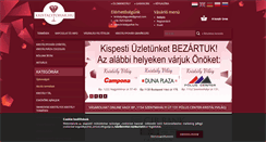 Desktop Screenshot of kristalypohar.hu
